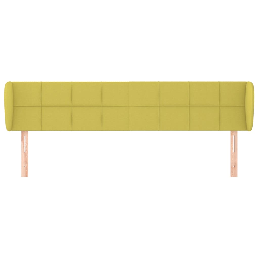 Κεφαλάρι με Πτερύγια Πράσινο 183x23x78/88 εκ. Υφασμάτινο