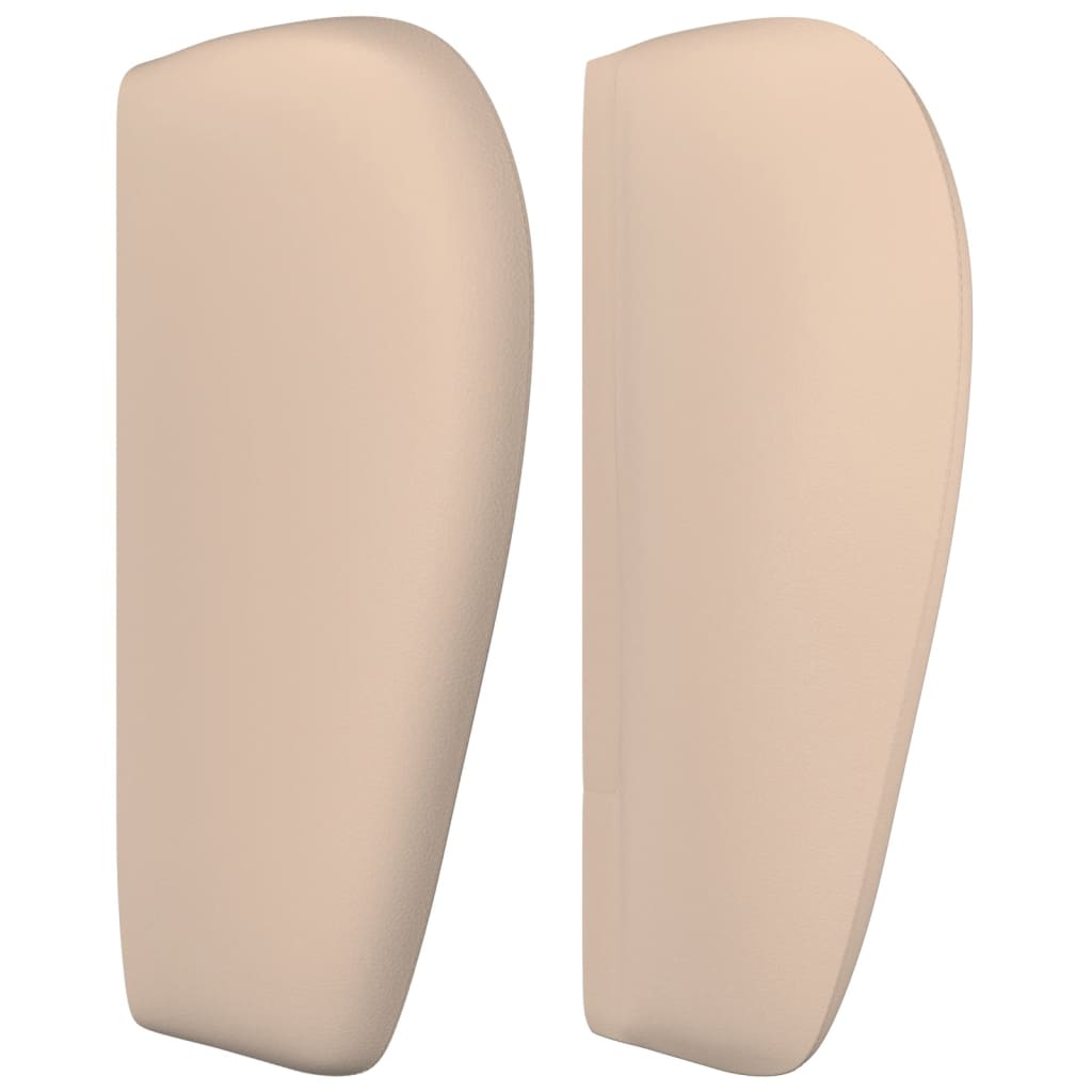 Κεφαλάρι με Πτερύγια Καπουτσίνο 83x23x78/88 εκ. Συνθετικό Δέρμα - PAKOBAZAAR