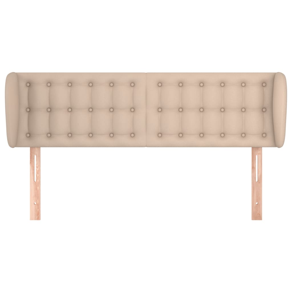 Κεφαλάρι με Πτερύγια Καπουτσίνο 147x23x78/88εκ. Συνθετικό Δέρμα - PAKOBAZAAR