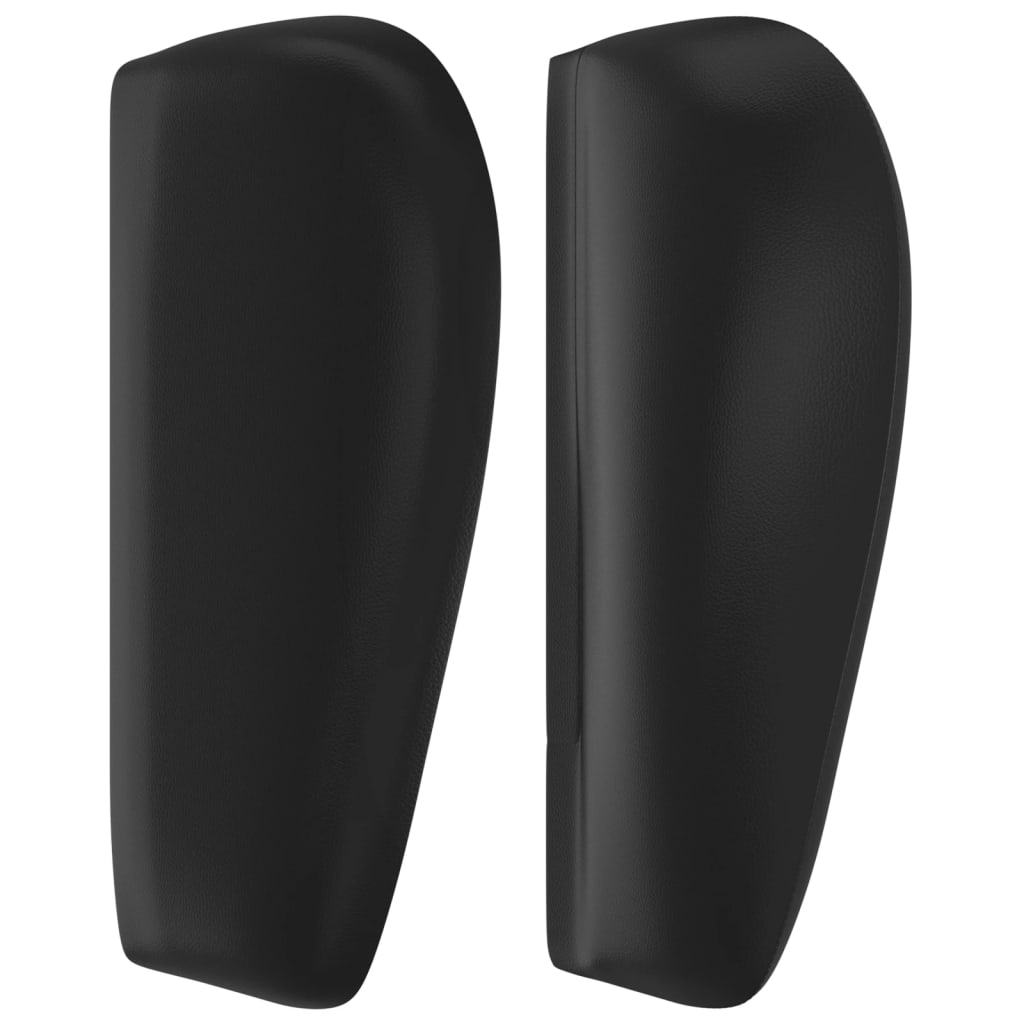 Κεφαλάρι με Πτερύγια Μαύρο 163x23x78/88 εκ. Συνθετικό Δέρμα - PAKOBAZAAR