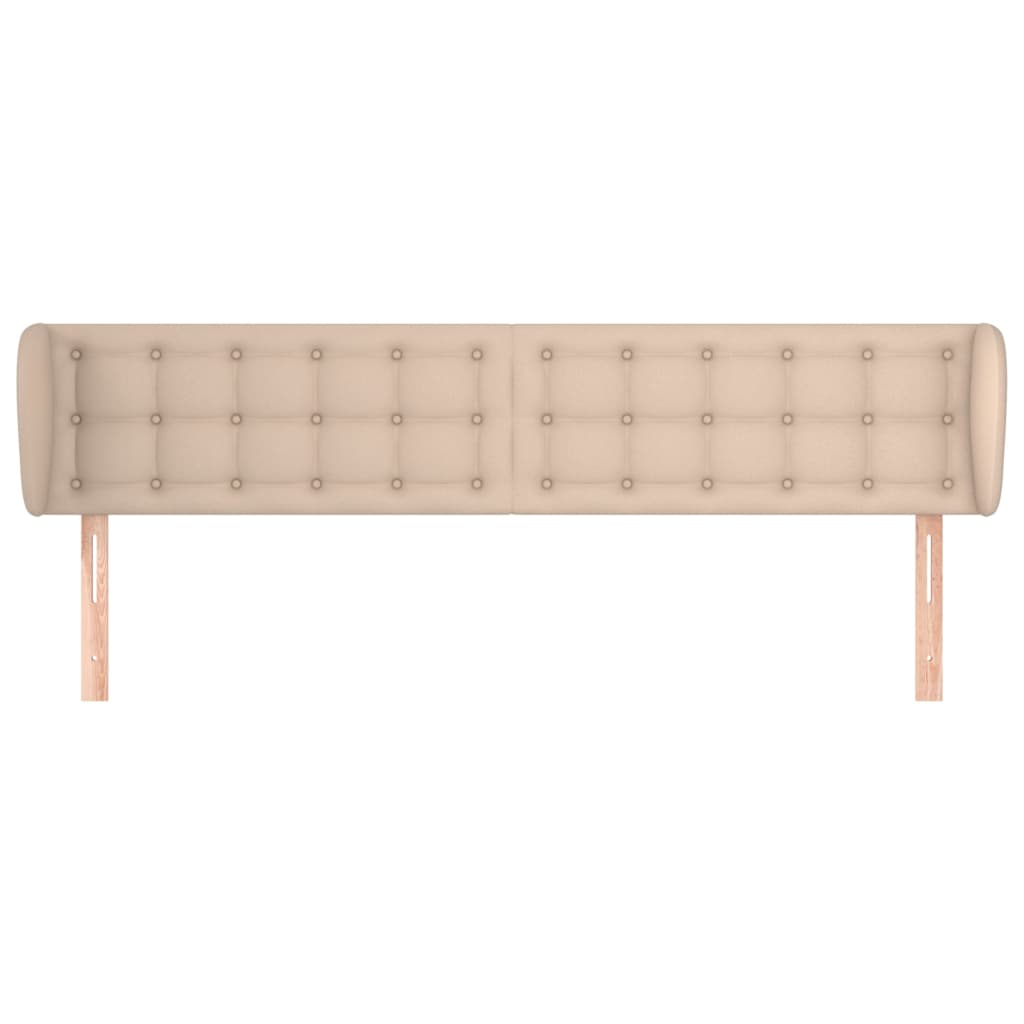 Κεφαλάρι με Πτερύγια Καπουτσίνο 163x23x78/88εκ. Συνθετικό Δέρμα - Pakobazaar