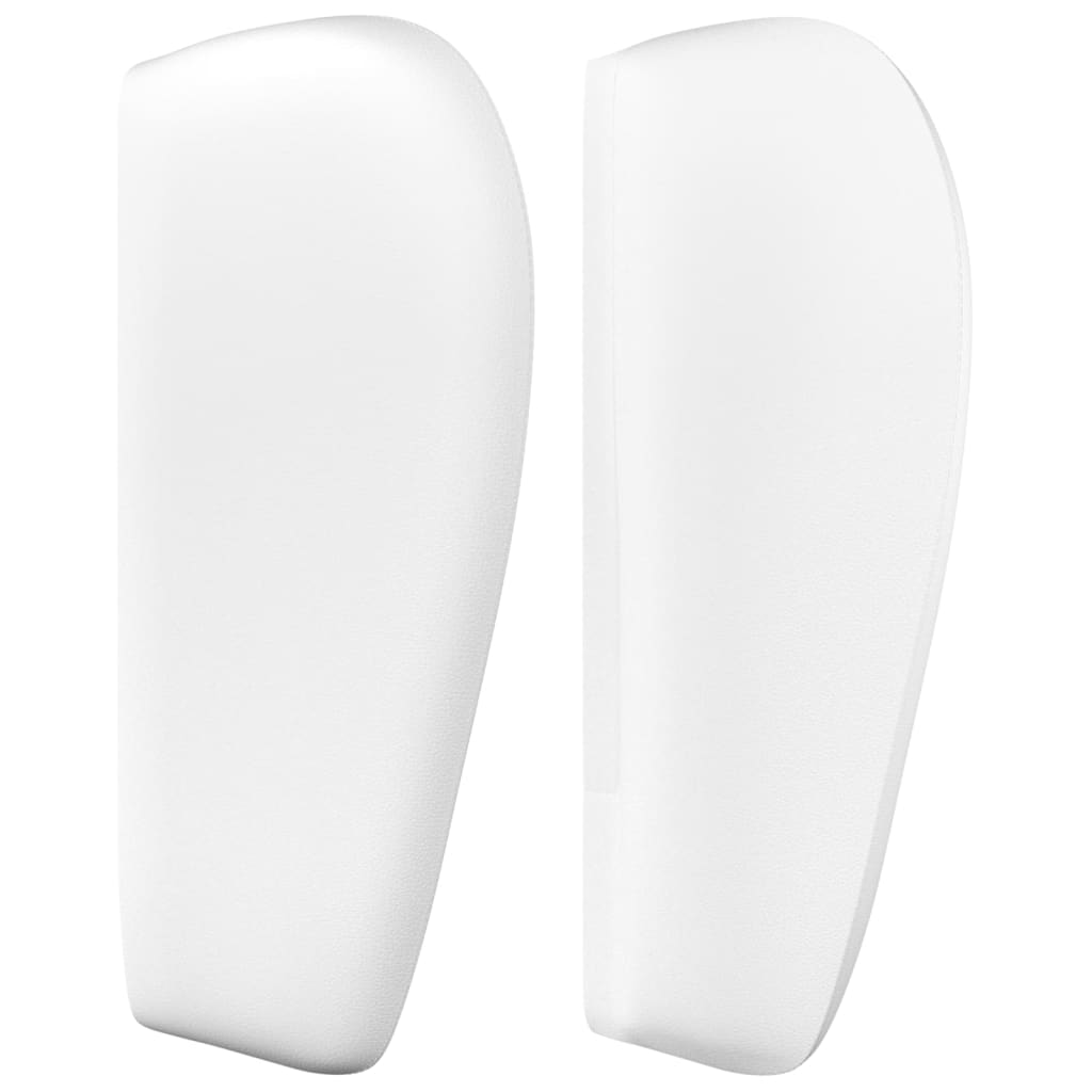 Κεφαλάρι με Πτερύγια Λευκό 203 x 23 x 78/88 εκ. Συνθετικό Δέρμα - PAKOBAZAAR