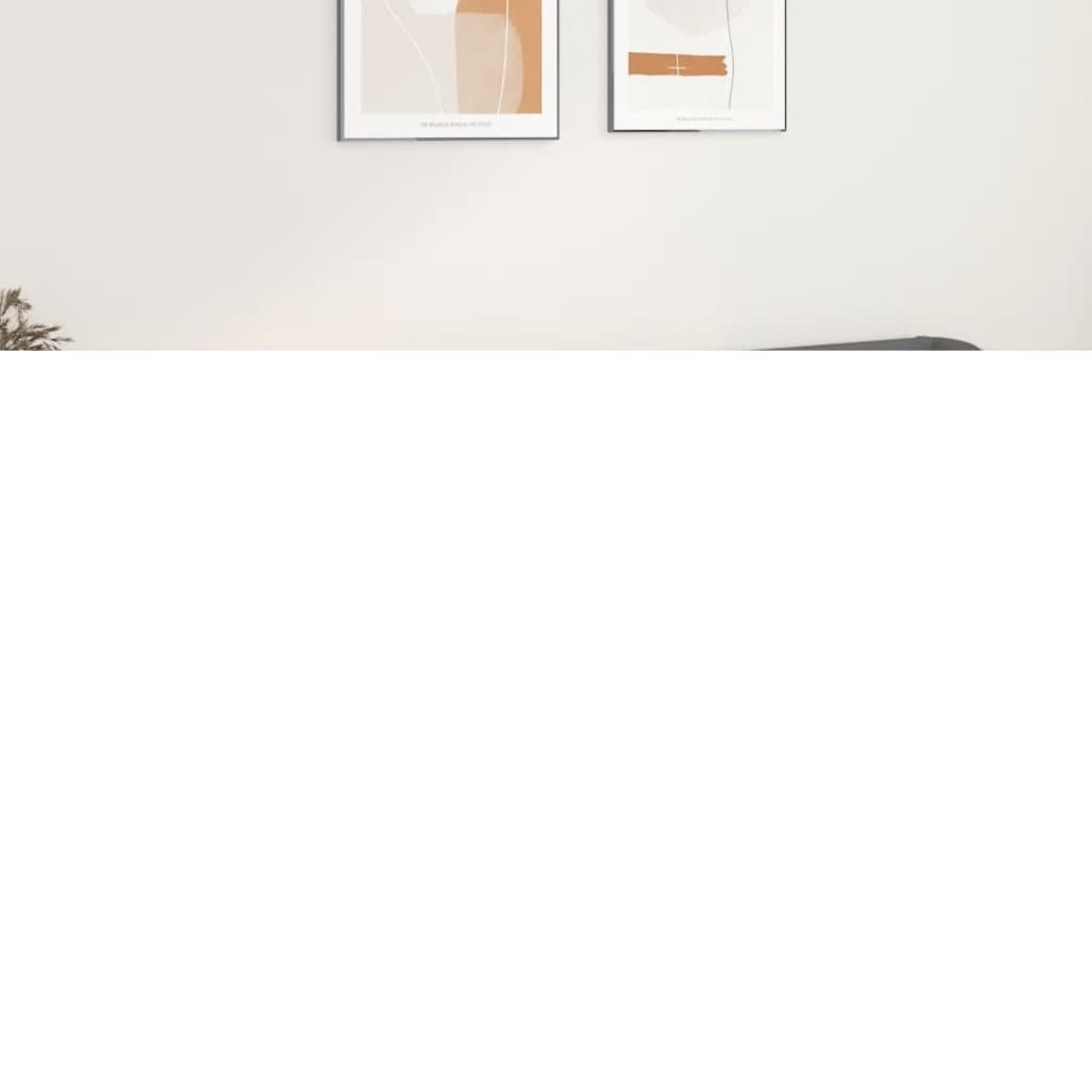 Κεφαλάρι με Πτερύγια Γκρι 203x23x78/88 εκ. Συνθετικό Δέρμα - PAKOBAZAAR