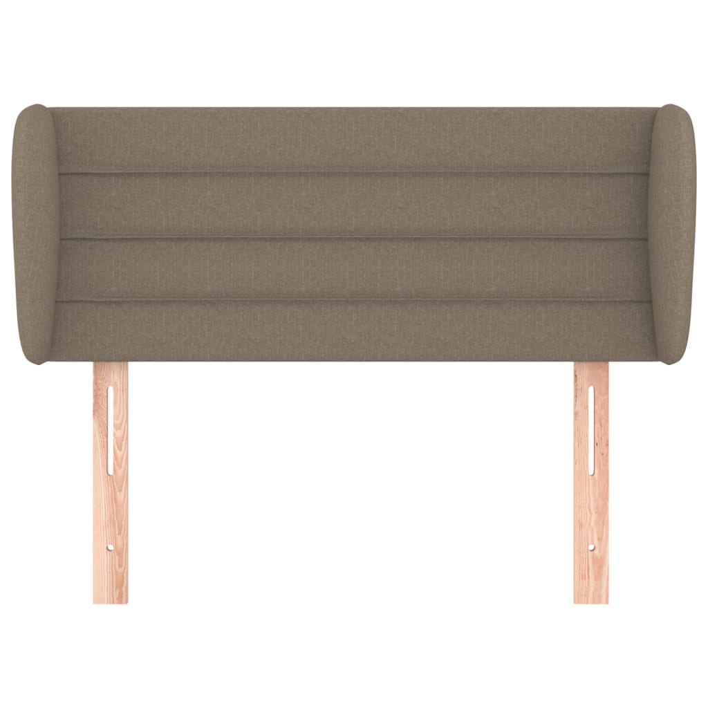 Κεφαλάρι με Πτερύγια Taupe 83 x 23 x 78/88 εκ. Υφασμάτινο - PAKOBAZAAR