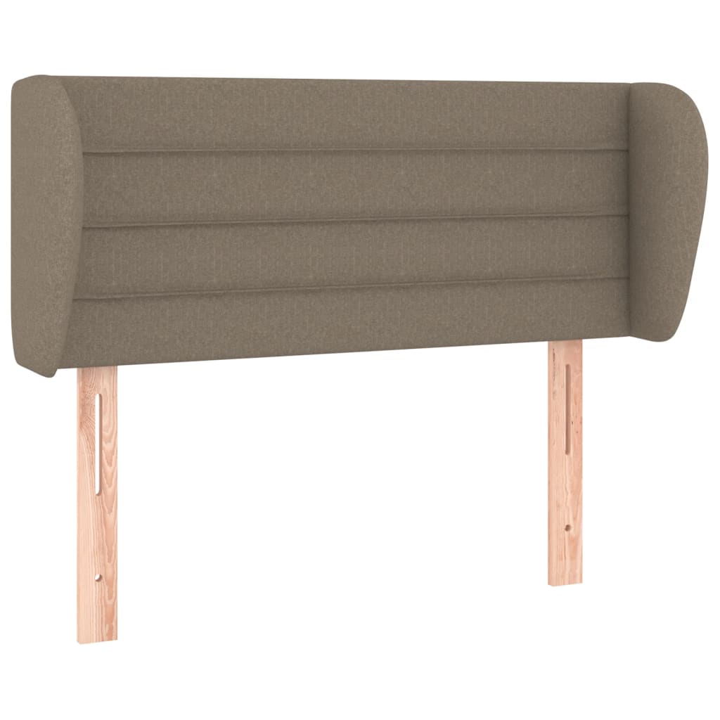 Κεφαλάρι με Πτερύγια Taupe 103x23x78/88 εκ. Υφασμάτινο - PAKOBAZAAR