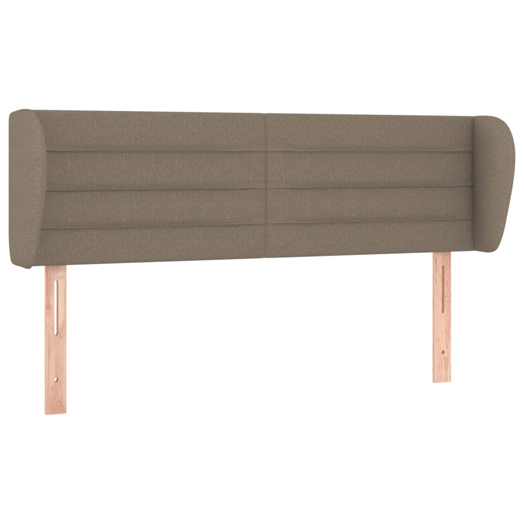 Κεφαλάρι με Πτερύγια Taupe 147 x 23 x 78/88 εκ. Υφασμάτινο - PAKOBAZAAR
