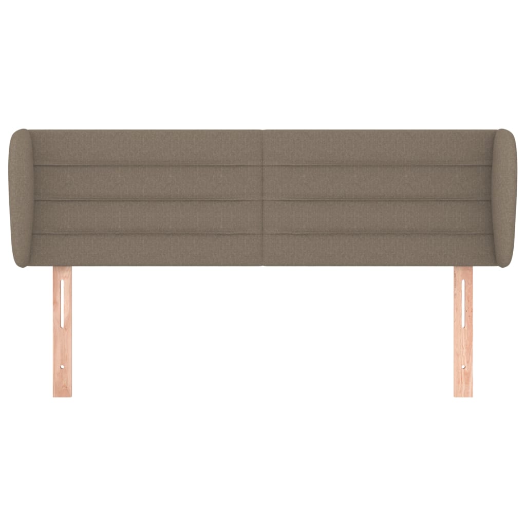 Κεφαλάρι με Πτερύγια Taupe 147 x 23 x 78/88 εκ. Υφασμάτινο - PAKOBAZAAR