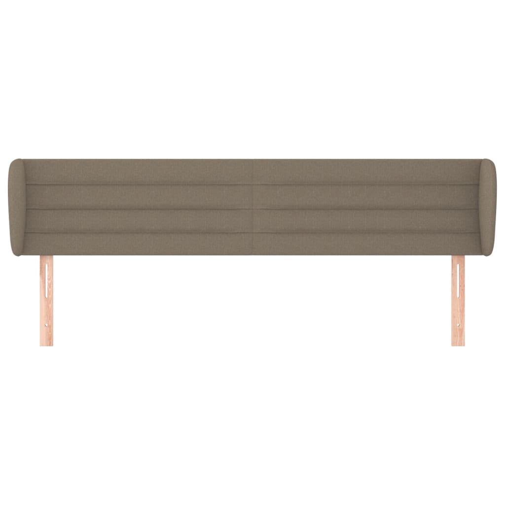 Κεφαλάρι με Πτερύγια Taupe 163x23x78/88 εκ. Υφασμάτινο - PAKOBAZAAR