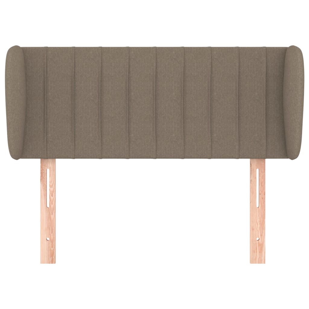 Κεφαλάρι με Πτερύγια Taupe 83 x 23 x 78/88 εκ. Υφασμάτινο - PAKOBAZAAR