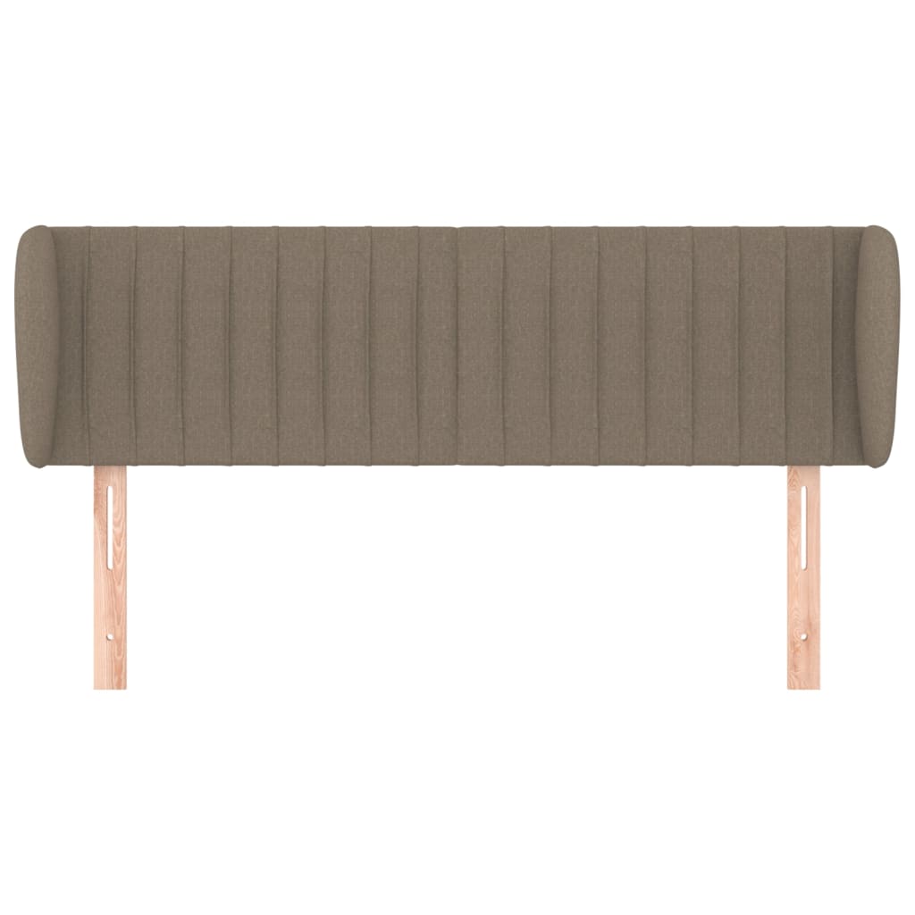 Κεφαλάρι με Πτερύγια Taupe 147 x 23 x 78/88 εκ. Υφασμάτινο - PAKOBAZAAR