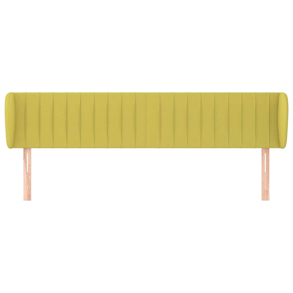 Κεφαλάρι με Πτερύγια Πράσινο 163x23x78/88 εκ. Υφασμάτινο