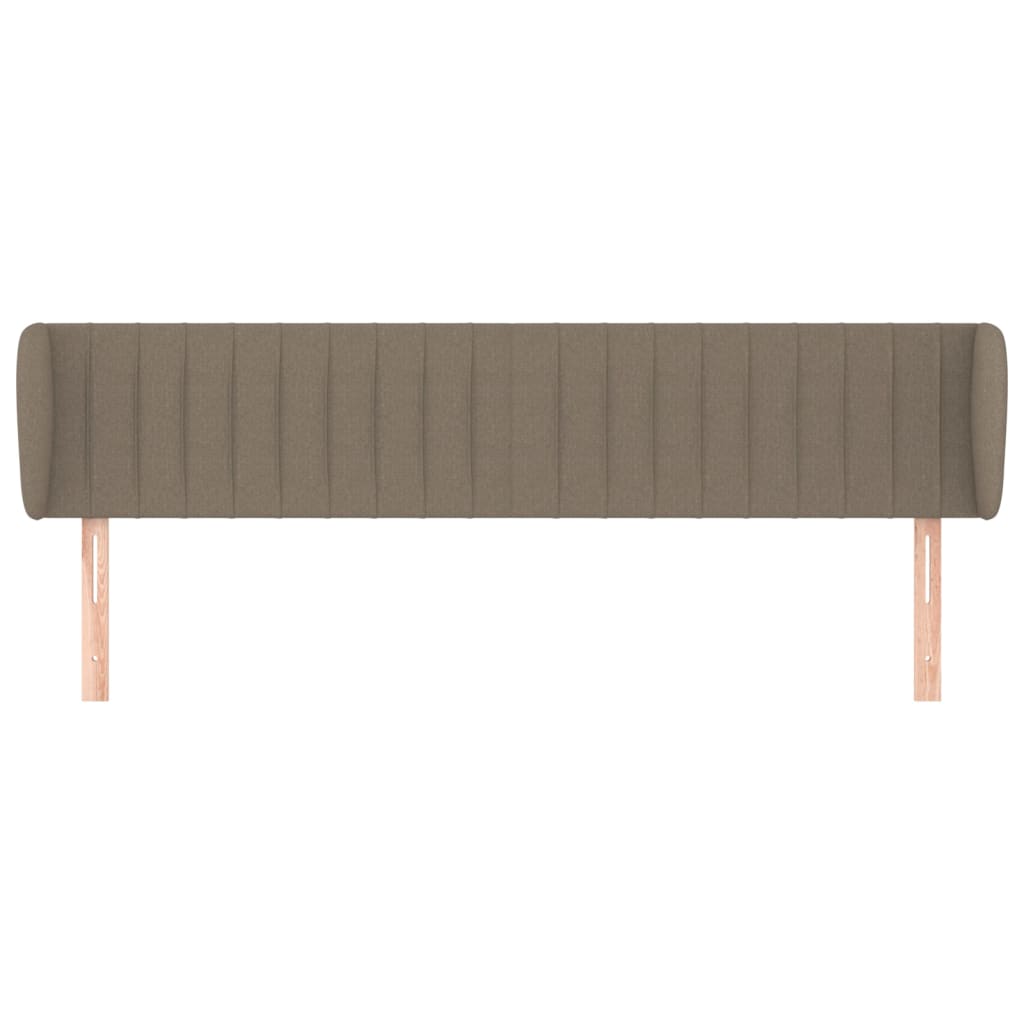 Κεφαλάρι με Πτερύγια Taupe 183x23x78/88 εκ. Υφασμάτινο - PAKOBAZAAR