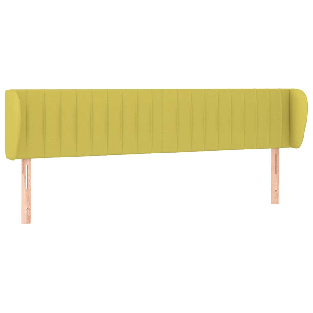 Κεφαλάρι με Πτερύγια Πράσινο 183x23x78/88 εκ. Υφασμάτινο - Pakobazaar