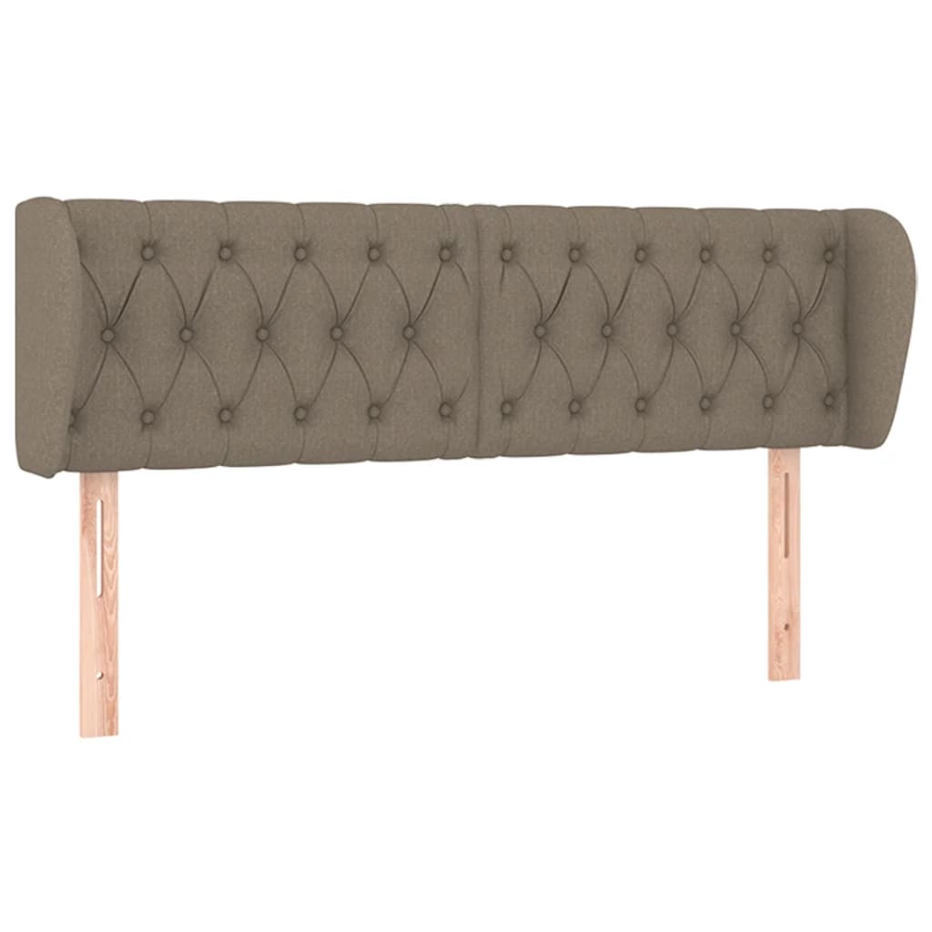 Κεφαλάρι με Πτερύγια Taupe 163x23x78/88 εκ. Υφασμάτινο