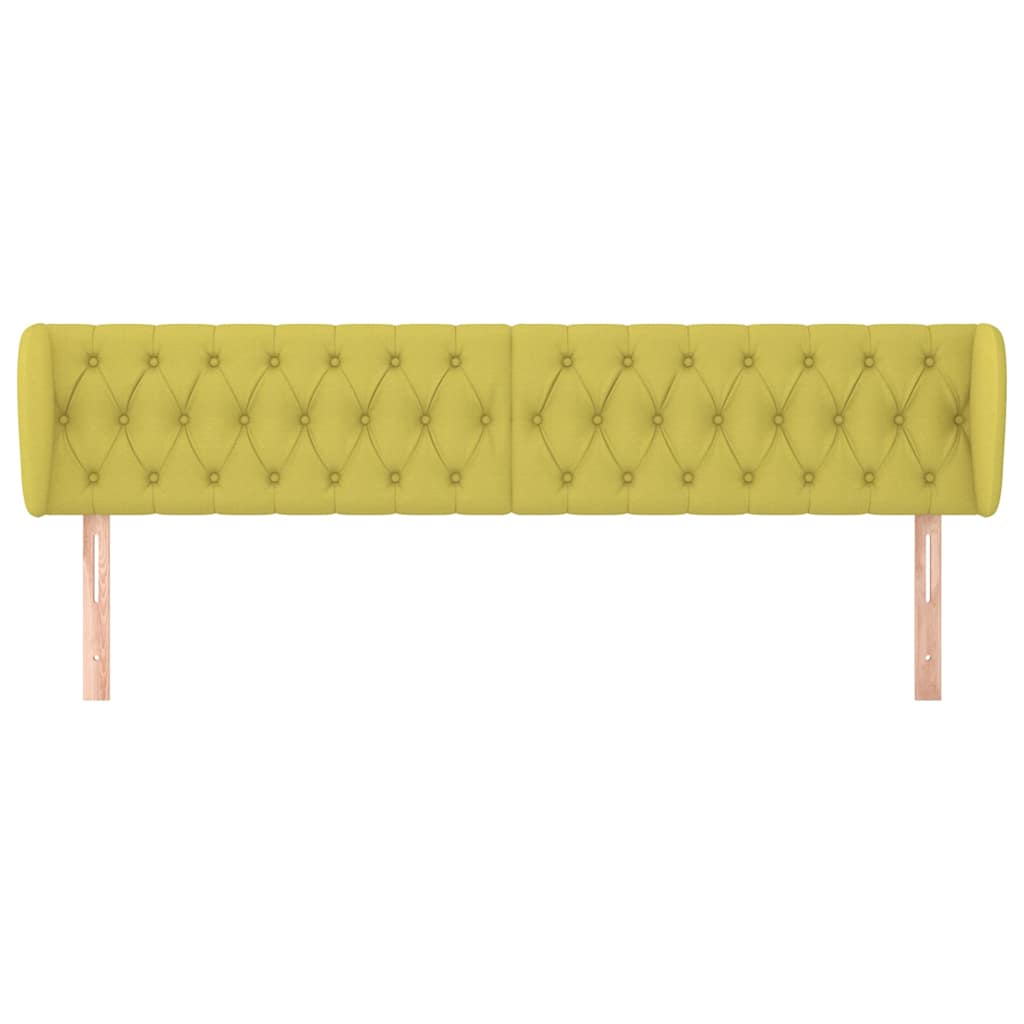 Κεφαλάρι με Πτερύγια Πράσινο 183x23x78/88 εκ. Υφασμάτινο