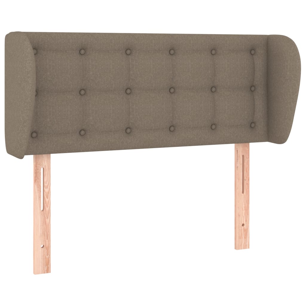Κεφαλάρι με Πτερύγια Taupe 83 x 23 x 78/88 εκ. Υφασμάτινο - PAKOBAZAAR