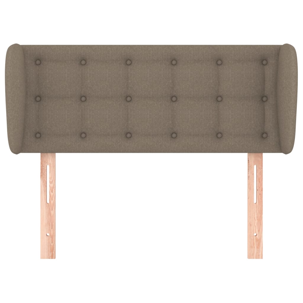 Κεφαλάρι με Πτερύγια Taupe 83 x 23 x 78/88 εκ. Υφασμάτινο - PAKOBAZAAR