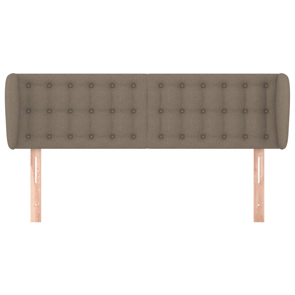 Κεφαλάρι με Πτερύγια Taupe 147 x 23 x 78/88 εκ. Υφασμάτινο - PAKOBAZAAR