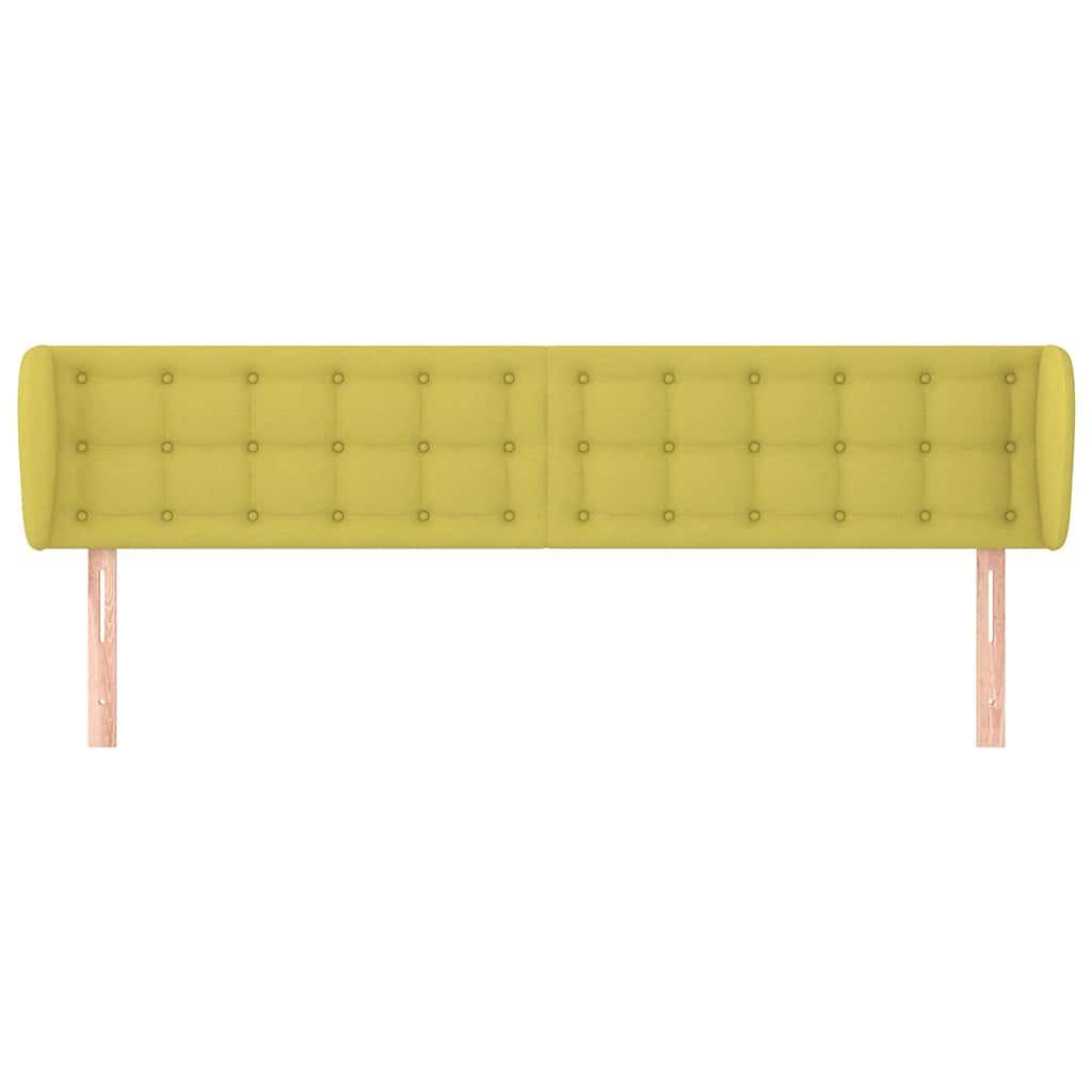 Κεφαλάρι με Πτερύγια Πράσινο 183x23x78/88 εκ. Υφασμάτινο