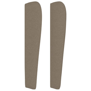 Κεφαλάρι με Πτερύγια Taupe 183x23x118/128 εκ. Υφασμάτινο