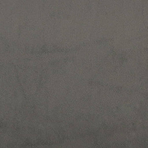Κεφαλάρι με Πτερύγια Σκούρο Γκρι 83x23x118/128 εκ. Βελούδινο - PAKOBAZAAR