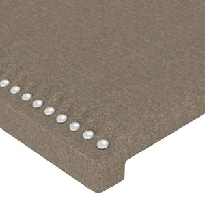 Κεφαλάρι με Πτερύγια Taupe 183x23x118/128 εκ. Υφασμάτινο