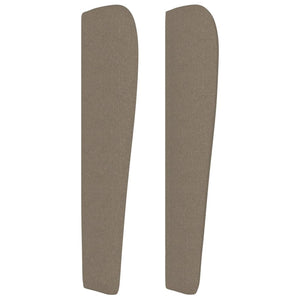 Κεφαλάρι με Πτερύγια Taupe 183x23x118/128 εκ. Υφασμάτινο