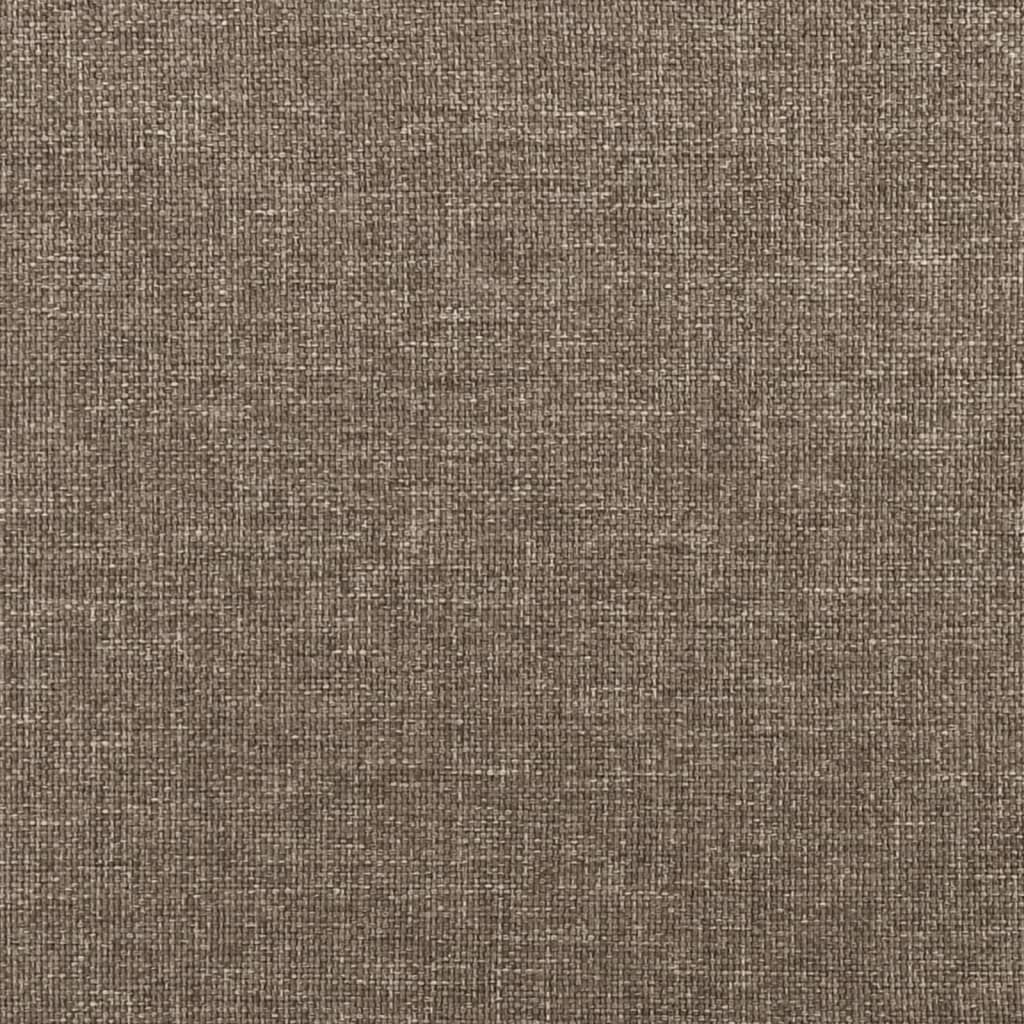 Κεφαλάρι με Πτερύγια Taupe 163x23x118/128 εκ. Υφασμάτινο