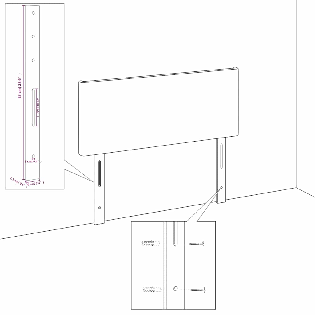 Κεφαλάρι με Πτερύγια Πράσινο 163x23x118/128 εκ. Βελούδινο