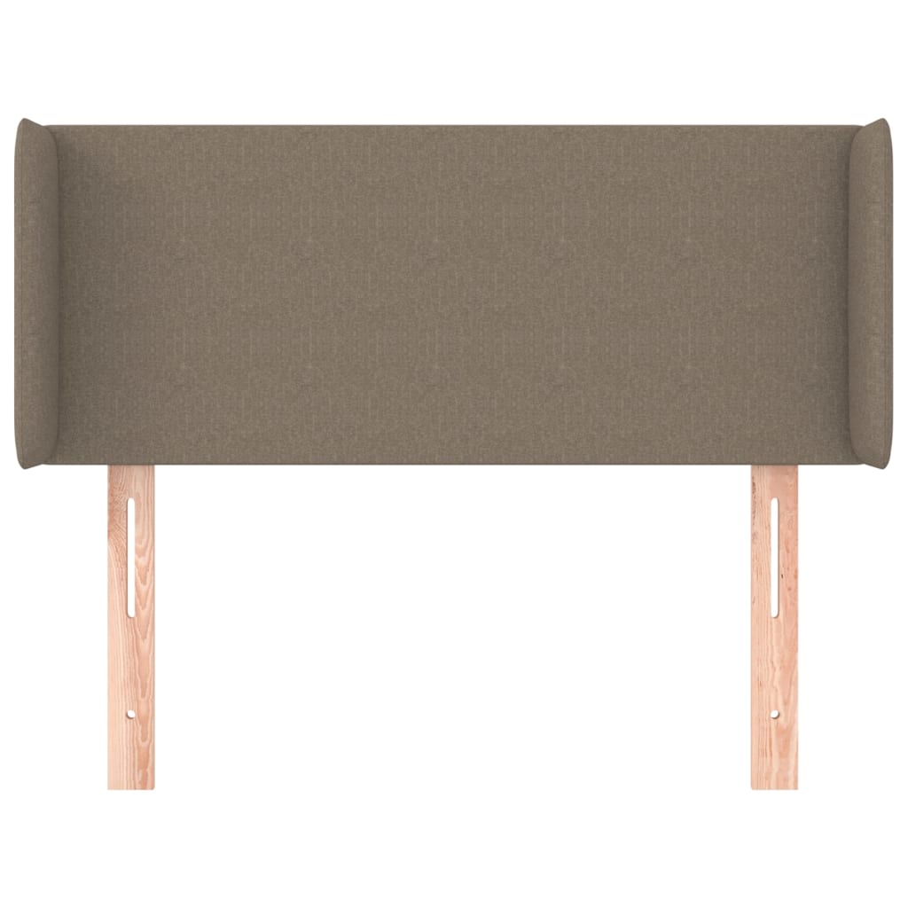 Κεφαλάρι με Πτερύγια Taupe 83x16x78/88 εκ. Υφασμάτινο