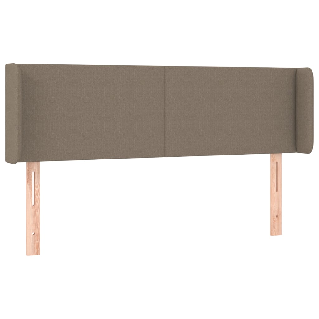 Κεφαλάρι με Πτερύγια Taupe 147x16x78/88 εκ. Υφασμάτινο