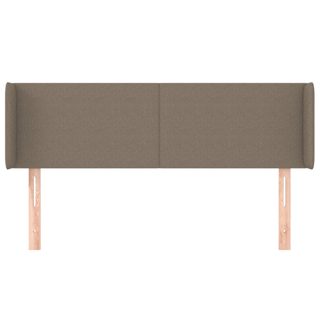 Κεφαλάρι με Πτερύγια Taupe 147x16x78/88 εκ. Υφασμάτινο