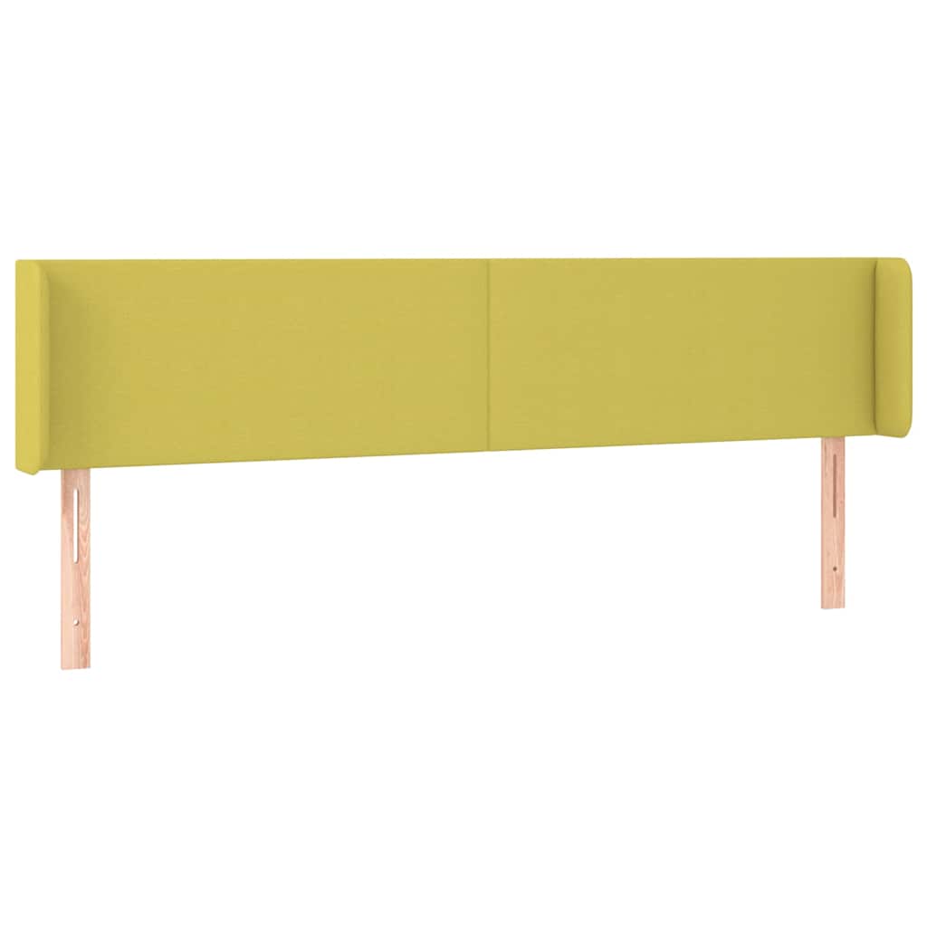 Κεφαλάρι με Πτερύγια Πράσινο 183x16x78/88 εκ. Υφασμάτινο