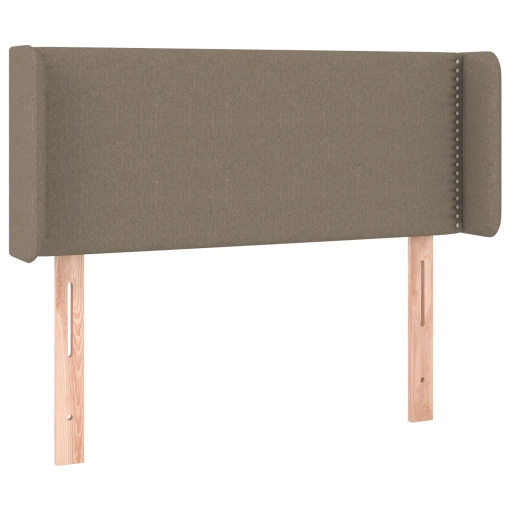 Κεφαλάρι με Πτερύγια Taupe 93x16x78/88 εκ. Υφασμάτινο