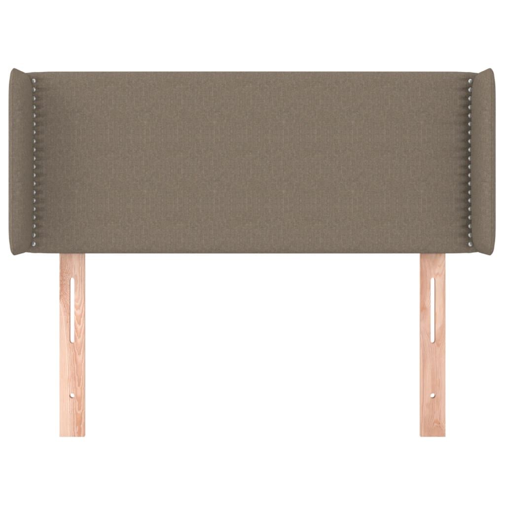 Κεφαλάρι με Πτερύγια Taupe 93x16x78/88 εκ. Υφασμάτινο
