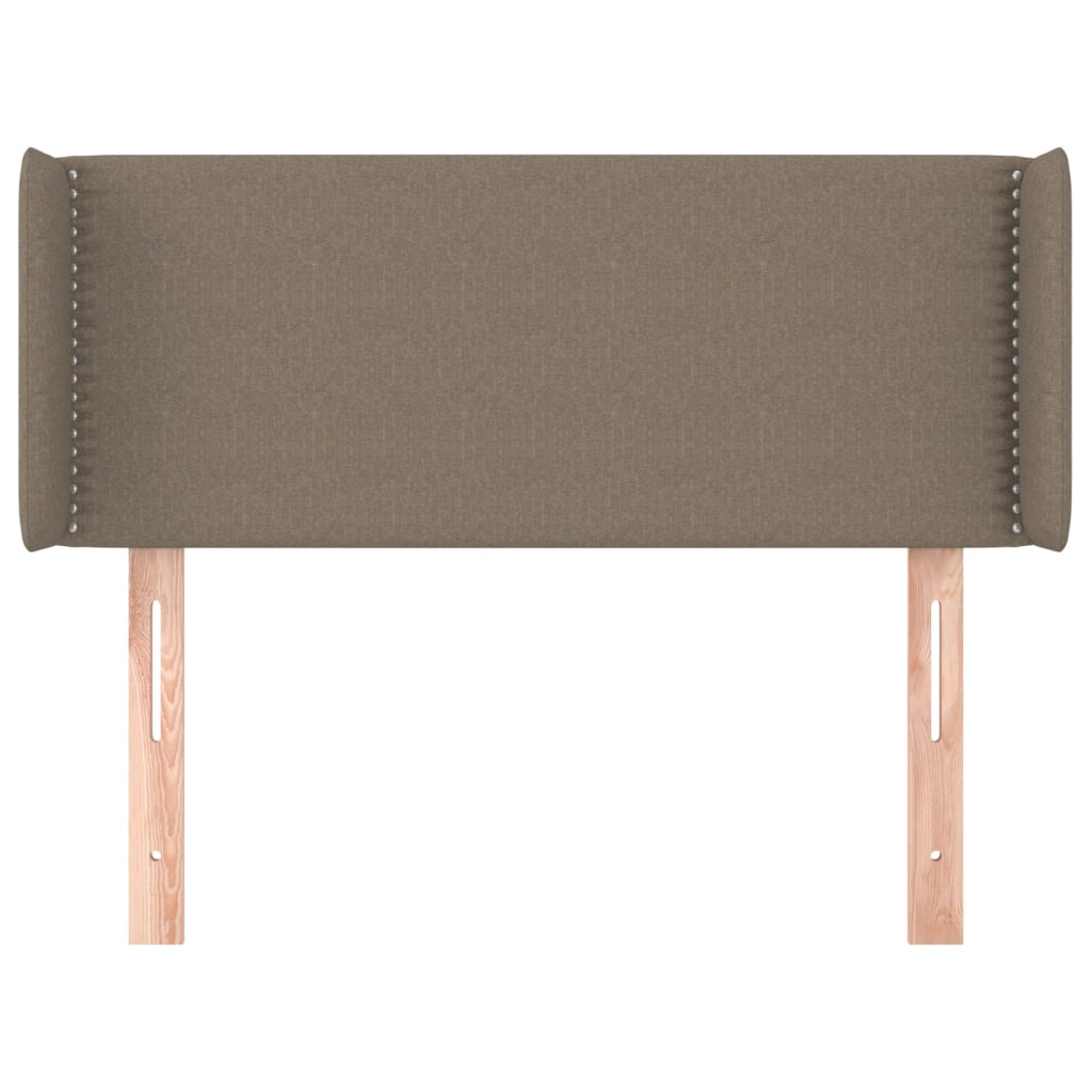 Κεφαλάρι με Πτερύγια Taupe 103x16x78/88 εκ. Υφασμάτινο - Pakobazaar