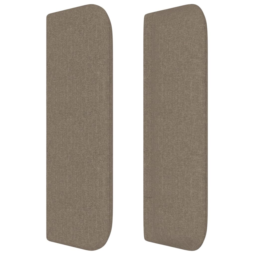 Κεφαλάρι με Πτερύγια Taupe 103x16x78/88 εκ. Υφασμάτινο - Pakobazaar