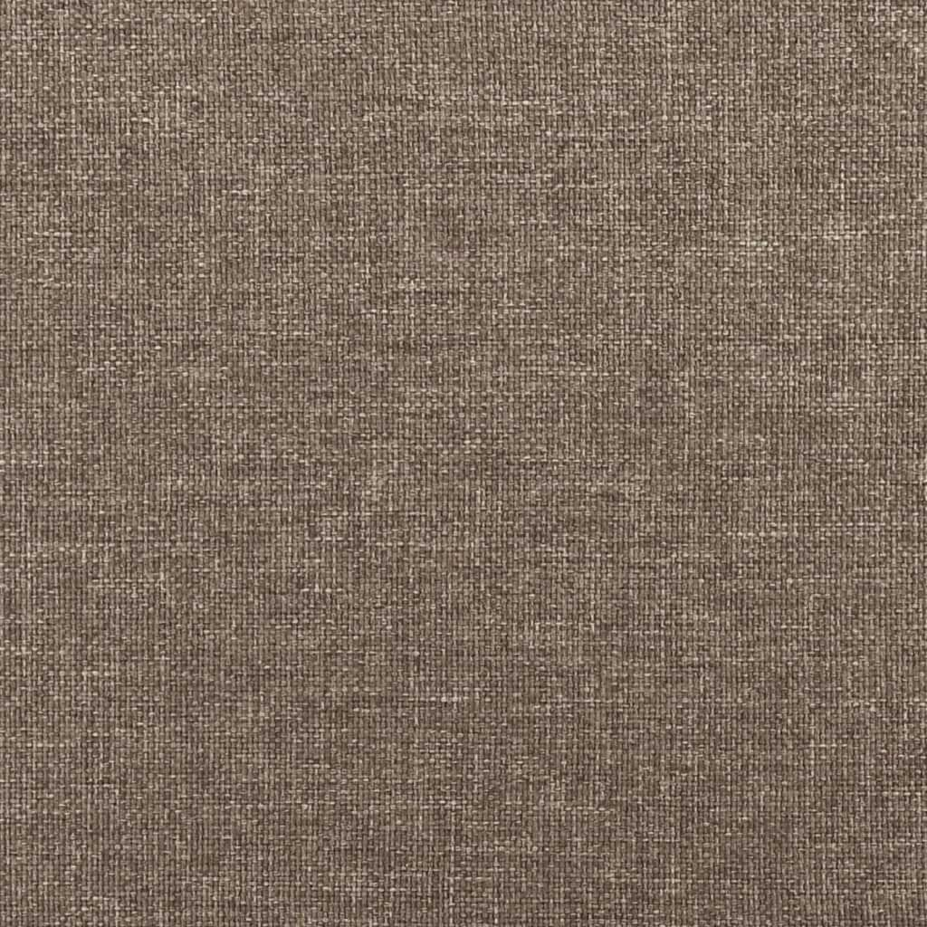 Κεφαλάρι με Πτερύγια Taupe 163x16x78/88 εκ. Υφασμάτινο - Pakobazaar
