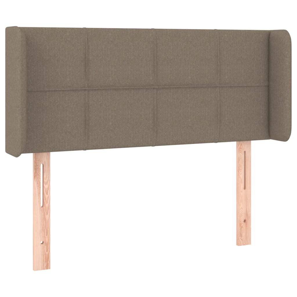 Κεφαλάρι με Πτερύγια Taupe 93x16x78/88 εκ. Υφασμάτινο