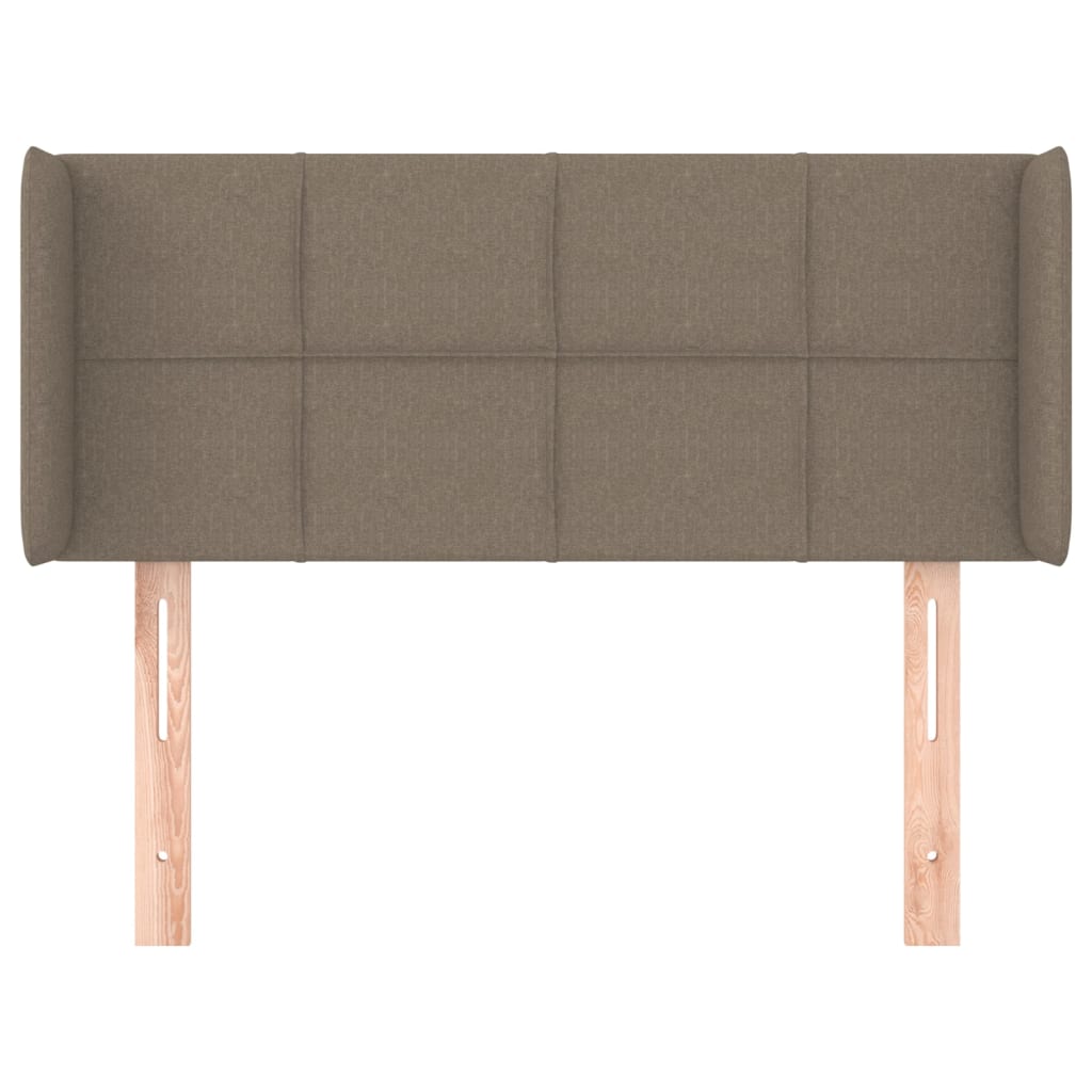 Κεφαλάρι με Πτερύγια Taupe 93x16x78/88 εκ. Υφασμάτινο