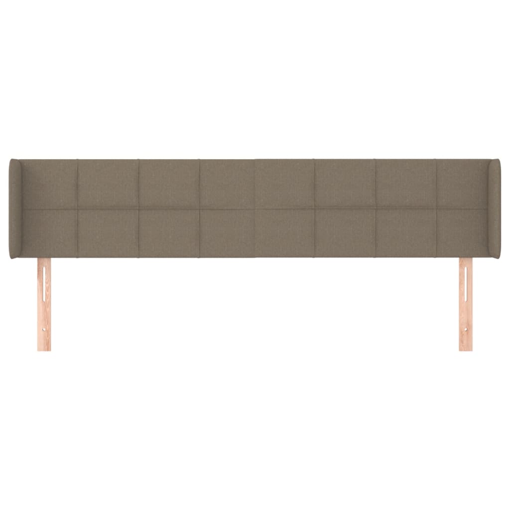 Κεφαλάρι με Πτερύγια Taupe 163x16x78/88 εκ. Υφασμάτινο