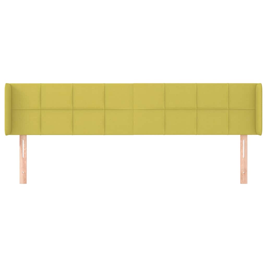 Κεφαλάρι με Πτερύγια Πράσινο 183x16x78/88 εκ. Υφασμάτινο