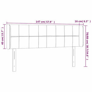 Κεφαλάρι με Πτερύγια Σκούρο Πράσινο 147x16x78/88 εκ. Βελούδινο