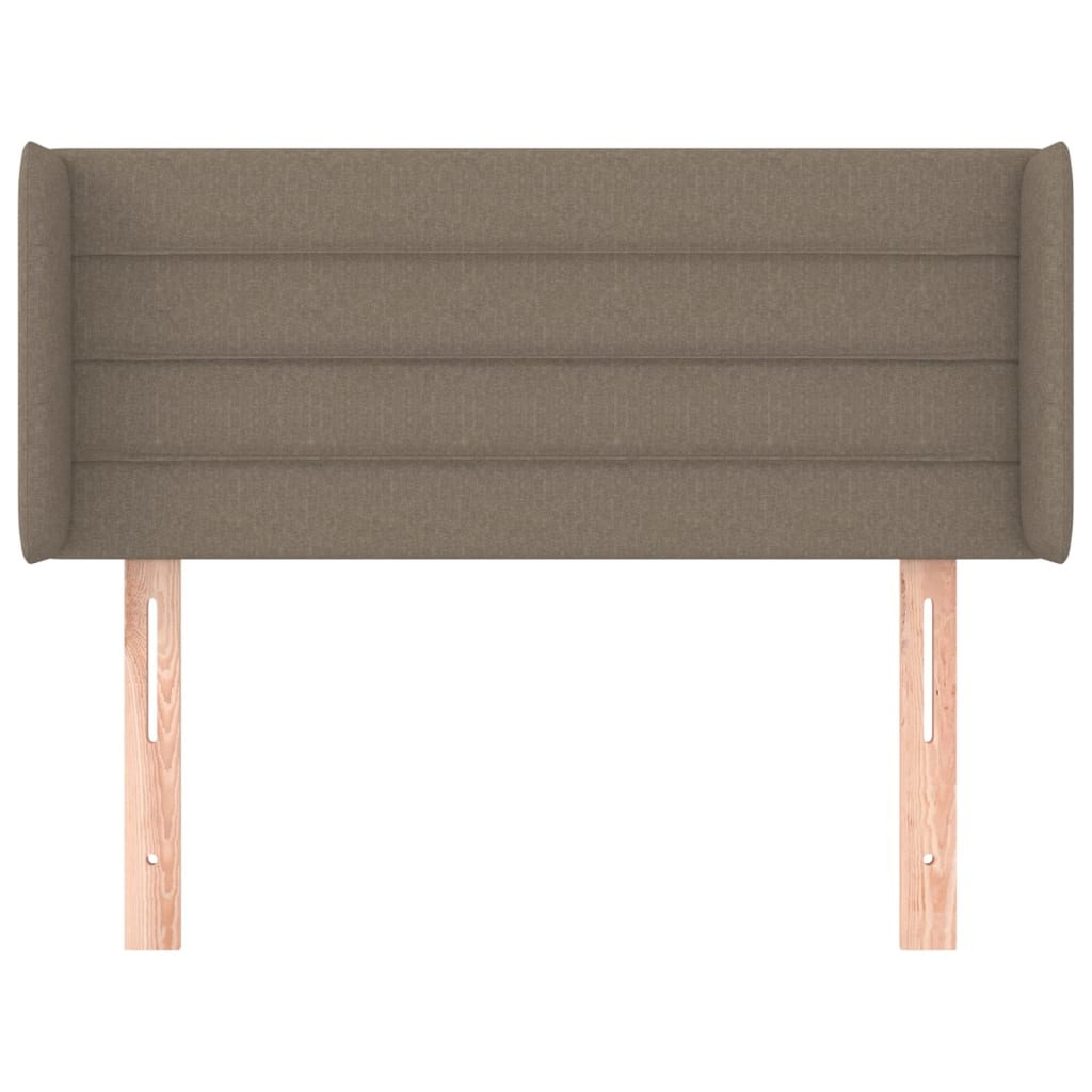 Κεφαλάρι με Πτερύγια Taupe 93x16x78/88 εκ. Υφασμάτινο