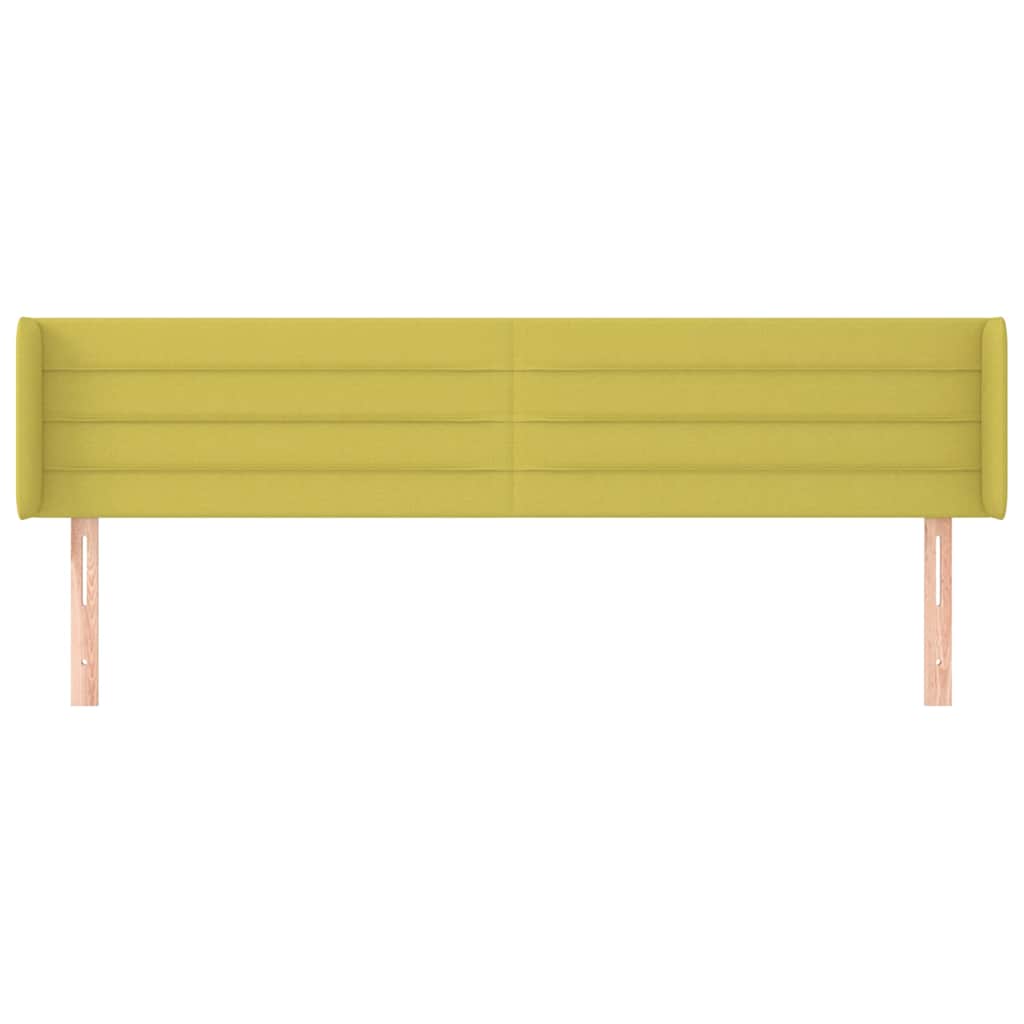 Κεφαλάρι με Πτερύγια Πράσινο 163x16x78/88 εκ. Υφασμάτινο