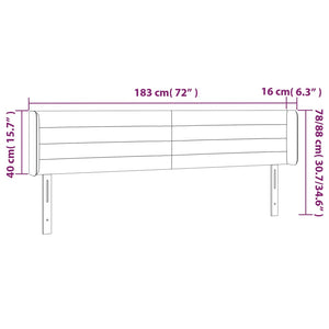 Κεφαλάρι με Πτερύγια Σκούρο Πράσινο 183x16x78/88 εκ. Βελούδινο