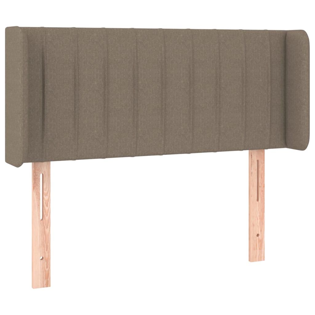 Κεφαλάρι με Πτερύγια Taupe 83x16x78/88 εκ. Υφασμάτινο