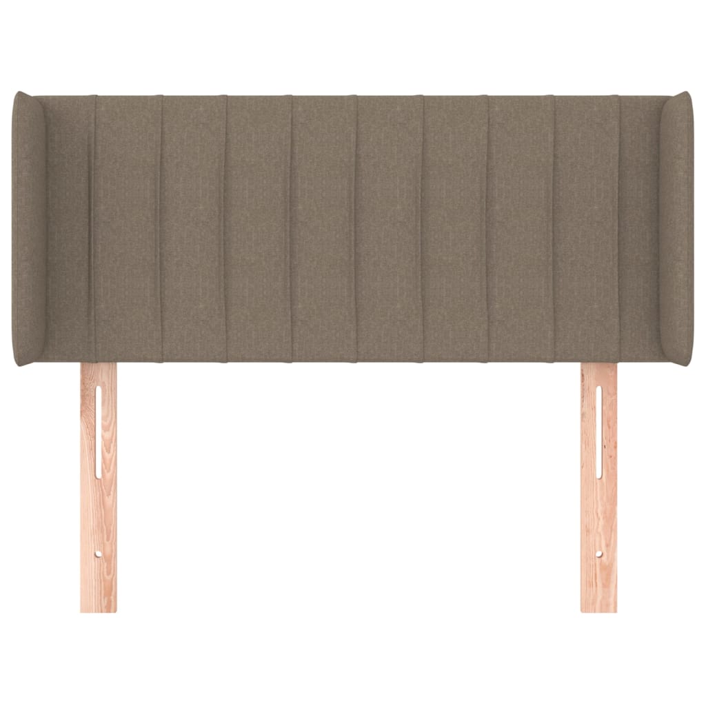 Κεφαλάρι με Πτερύγια Taupe 83x16x78/88 εκ. Υφασμάτινο