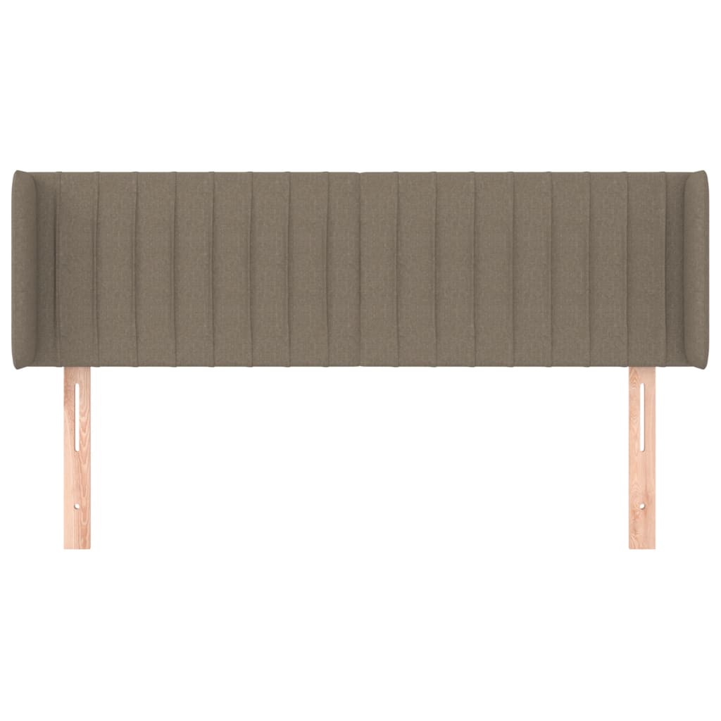 Κεφαλάρι με Πτερύγια Taupe 147x16x78/88 εκ. Υφασμάτινο
