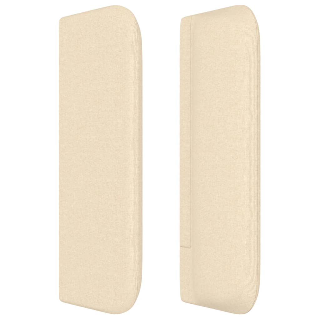 Κεφαλάρι με Πτερύγια Κρεμ 83x16x78/88 εκ. Υφασμάτινο